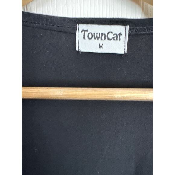 Towncat M Black Jersey Cardigan - Picture 2 of 5